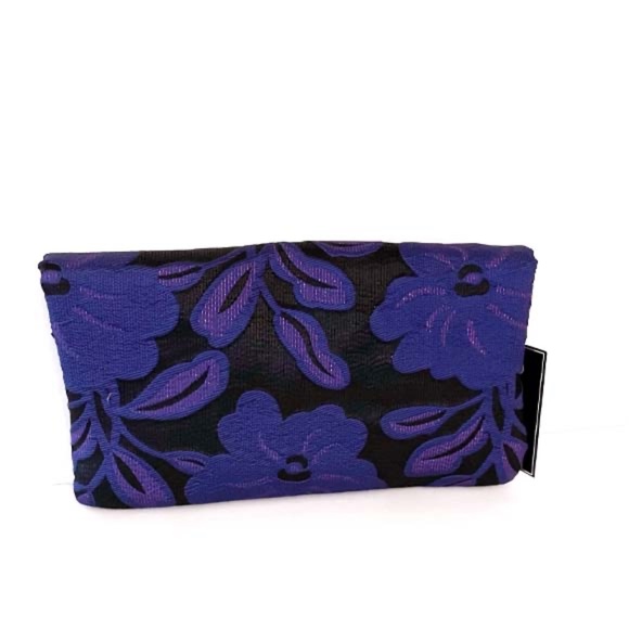 FLORAL ENVELOPE IRIDESCENT CLUTCH NWT - Picture 7 of 8